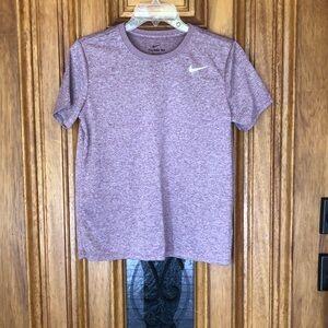 Nike Maroon Heathered Tee